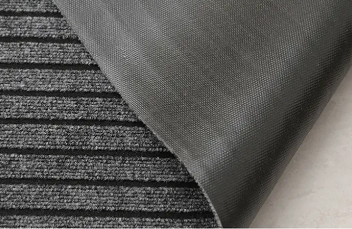 High-Quality Hot Selling Modern Striped Design Polyester Door Mat Durable Easy Clean for Outdoor Home Use Woven Reasonably Priced Manufacturers, Factory