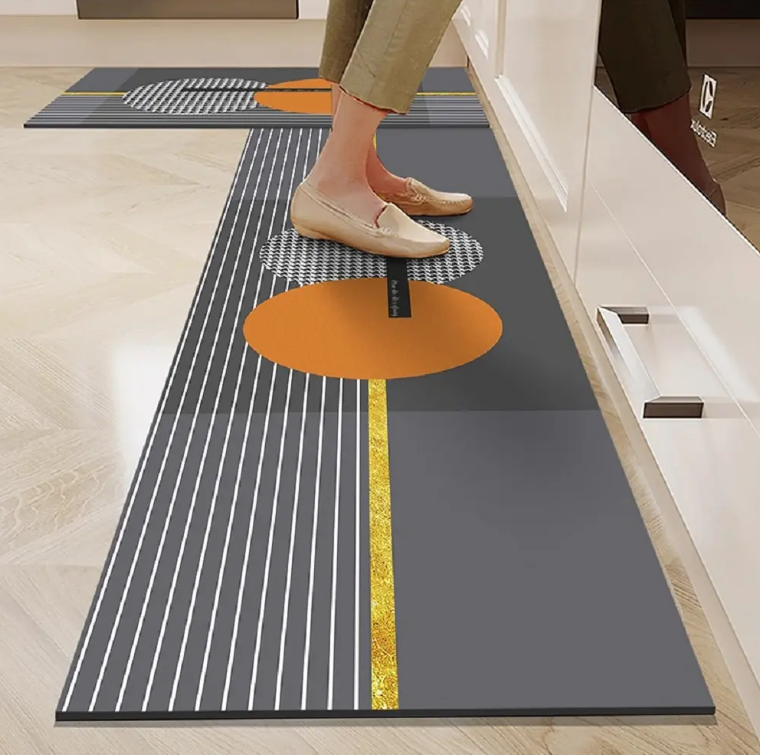 High-Quality Customized Printed Anti Fatigue PVC Foam Kitchen_floor_mats Non-slip Waterproof Kitchen Floor Rugs Comfortable Online Manufacturers, Supplier