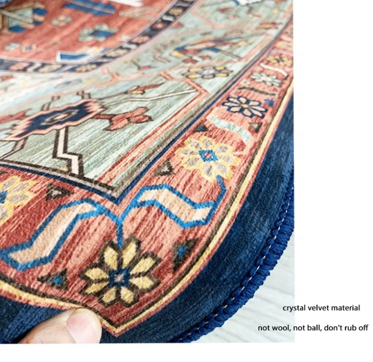 High-Quality Hot Sale Home Rugs Decorative Rubber Non-Slip Floor Mat Custom Crystal Velvet Carpet 3D Printed Entrance Door Mat Supplier, Factory