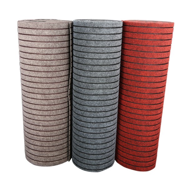 High-Quality Runner Rug Seven Rib Indoor Outdoor Utility Carpet,Area Rugs Runner Mat with Non Slip Rubber Backing for Hallway Kitchen Entryway Balcony Garage Stair Laundry Manufacturer, Supplier
