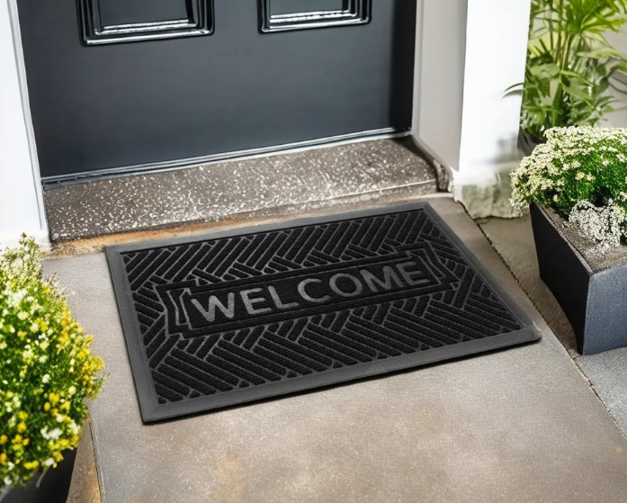 China Durable Front Door Mat Outdoor Indoor Welcome Mat Non Slip Outside Door Mats Suppliers, Factory