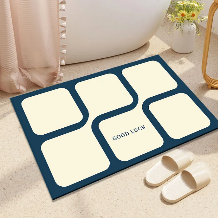 High-Quality carpet toilet anti slip quick drying diatom mud soft mat super absorbent mat bathroom waterproof floor mats Bath Rugs Manufacturers, Factory