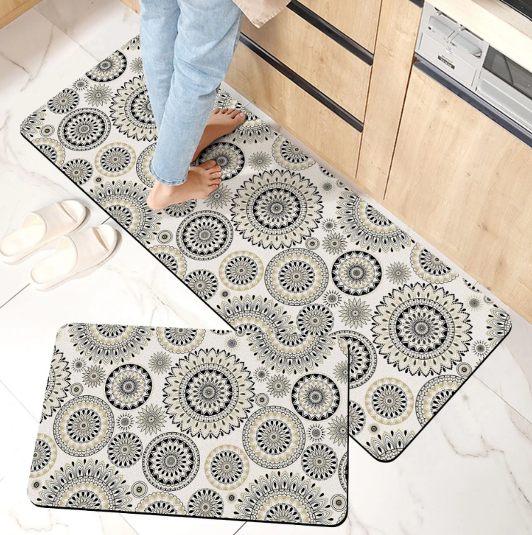 China keset dapur 2 in 1 quick drying non slip diatom mud mats technology cloth soft diatom oil-proof diatomite mat Manufacturer, Suppliers