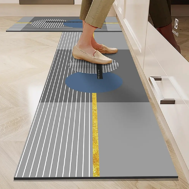 High-Quality Customized Printed Anti Fatigue PVC Foam Kitchen_floor_mats Non-slip Waterproof Kitchen Floor Rugs Comfortable Online Manufacturers, Supplier
