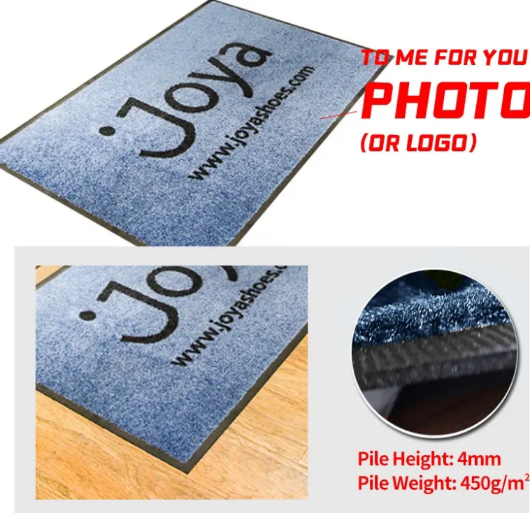 High-Quality Personalized Logo Doormat Nylon Printed Carpets and Rugs With Rubber Backing Custom Printed Logo Door Mat Manufacturers, Suppliers