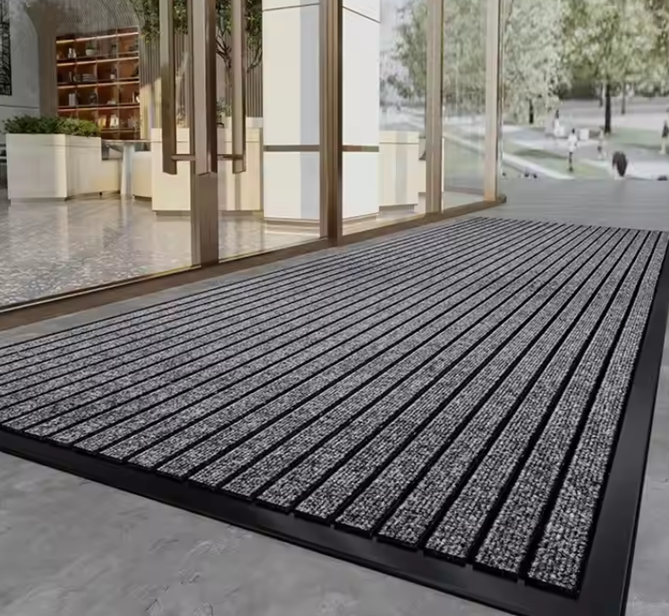 China Polypropylene Mud Scraper Carpet Rubber Door Mat for Entrance for Scavenging Dirt and Water Factory, Factories