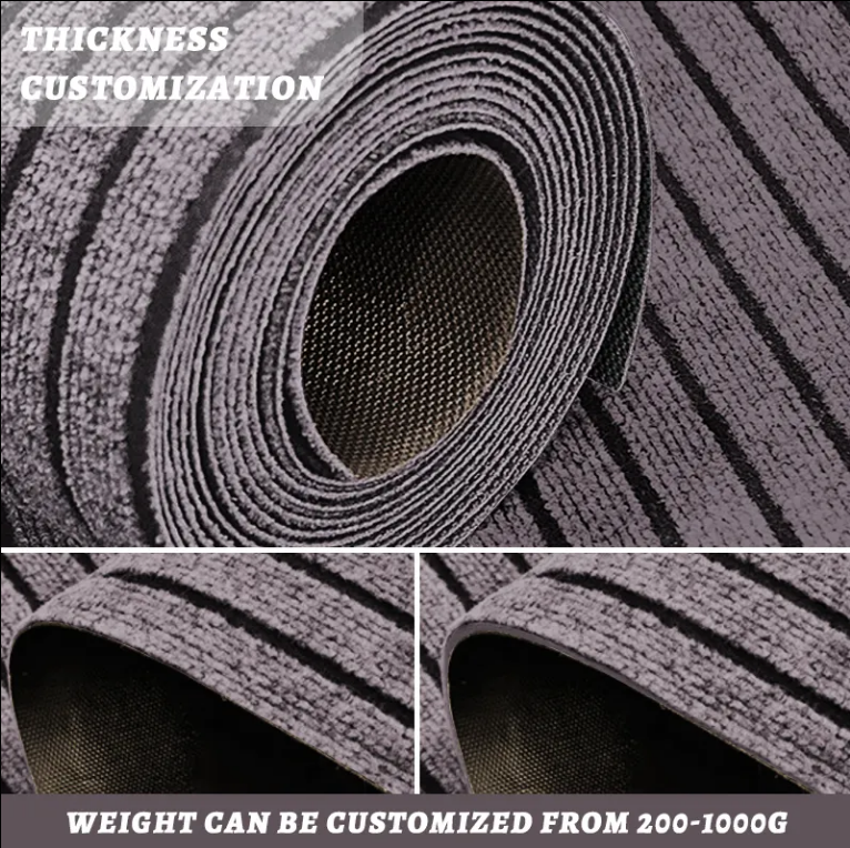 High-Quality Coffee colored PVC backed seven strip carpet is easy to install and clean, with the highest anti slip standards Manufacturer, Suppliers