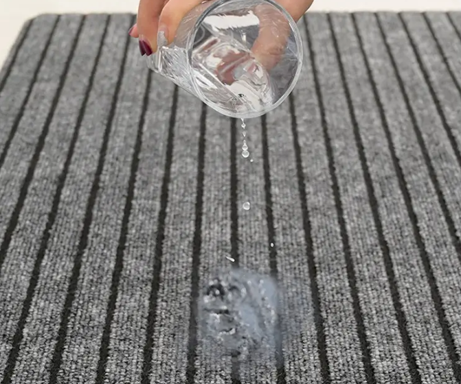 High-Quality Hot Selling Modern Striped Design Polyester Door Mat Durable Easy Clean for Outdoor Home Use Woven Reasonably Priced Manufacturers, Factory
