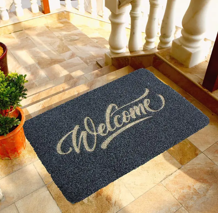 High-Quality High Quality Polyester Thick Outdoor Mud Scraping Floor Mats Washable Anti Slip Embroidery Entry Door Place Mats Manufacturer, Manufacturers