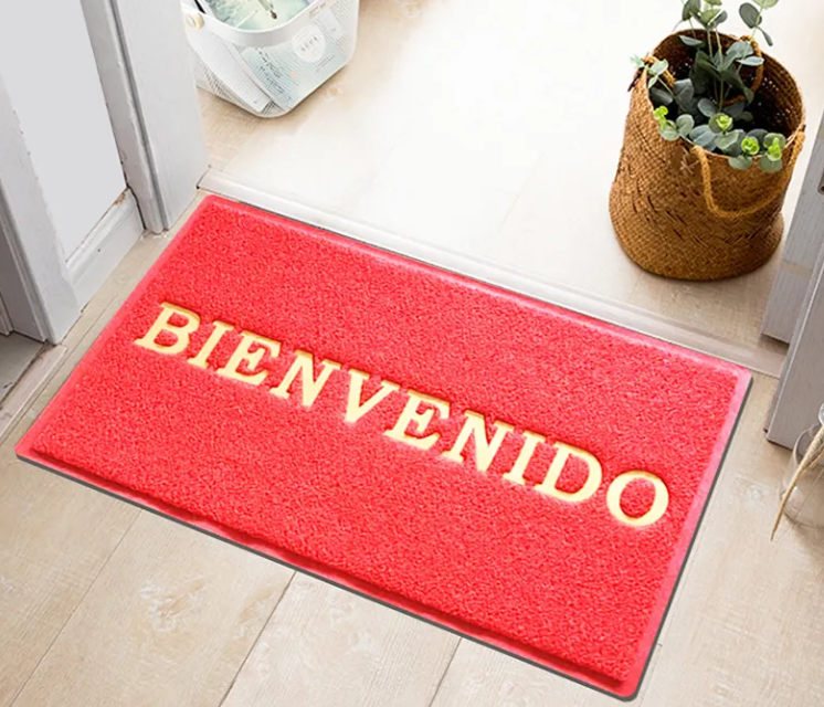 High-Quality anti-slip waterproof custom embossed logo entrance mats pvc coil doormats indoor front welcome outdoordoor mats Manufacturers, Factory
