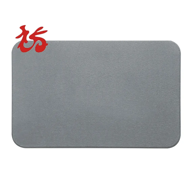 High-Quality Nonslip Bathroom Diatomaceous Earth Bath Mat Hard Fast Water Drying Diatom Mud Mat Suppliers, Factory