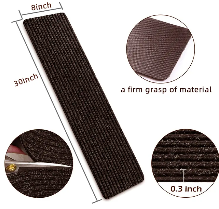 China Non-shedding TPR Carpet Tough Brown Color Backing Pads with Waterproof Texture Durable Rectangular Mat Factory, Factories