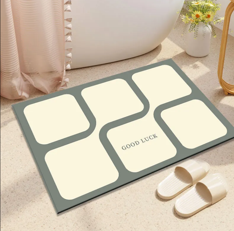 High-Quality carpet toilet anti slip quick drying diatom mud soft mat super absorbent mat bathroom waterproof floor mats Bath Rugs Manufacturers, Factory