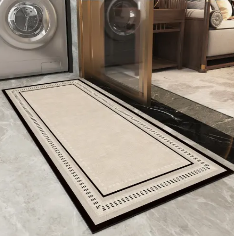 China Balcony floor mat waterproof sunscreen mat leisure area can be cut diatom mud absorbent quick drying moisture-proof foot mat Supplier, Factories