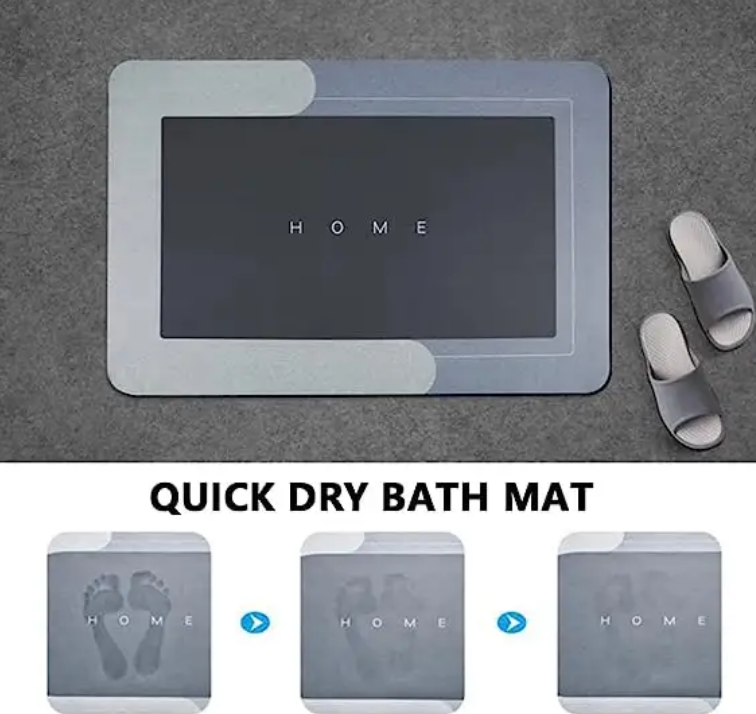 China Wholesale Easy Clean Super Absorbent Non-slip Bath Floor Mat Quick Dry Bathroom Mat Rug Kitchen Entrance Door Mats