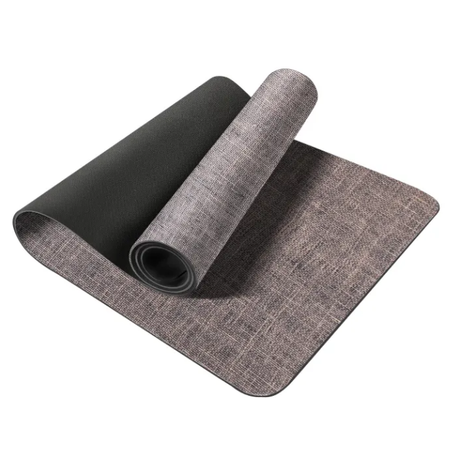 High-Quality Yoga Mat Eco Friendly Linen Natural Fitness Rubber Yoga Mats Supplier, Factories
