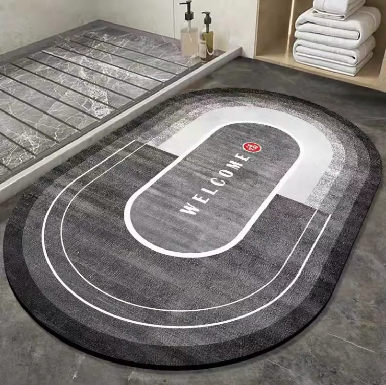 China Super Absorbent Diatom Mud bath mat Soft Diatomite Bath Mat for Bathroom”HIGH QUALITY“ Carpet! Manufacturers, Supplier