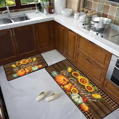 High-Quality American Style 2 PCS Set Anti Fatigue Kitchen Mats for Floor Supplier, Factories