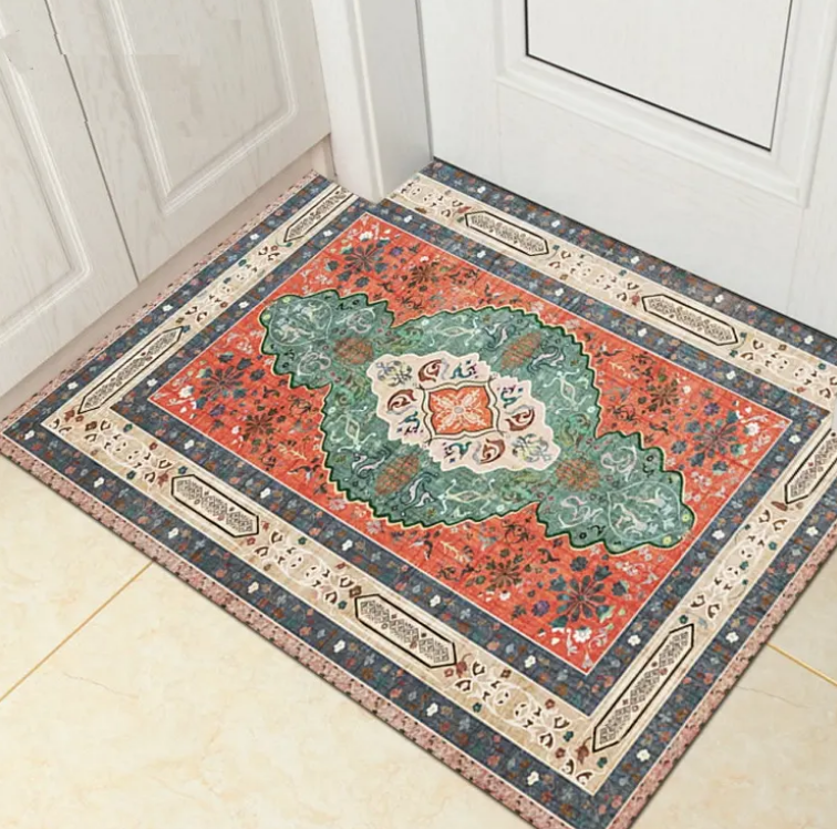 High-Quality Hot Sale Home Rugs Decorative Rubber Non-Slip Floor Mat Custom Crystal Velvet Carpet 3D Printed Entrance Door Mat Supplier, Factory