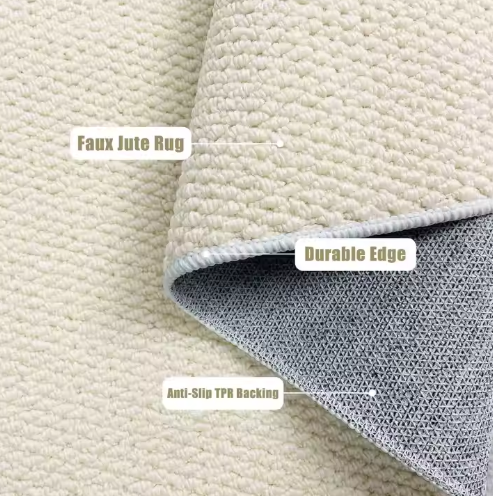 High-Quality Modern Eco-friendly Polypropylene Large Area Rug Easy-to-Clean Custom Synthetic Sisal Carpet for Teen for Home Living 4m Hallway Manufacturer, Factory