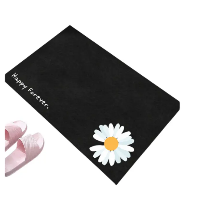 High-Quality Anti Slip Diatomite Bath Mat Bathroom Water Absorbent Rug Set Rubber Door Mats Diatom Mud Floor Mat Kitchen Carpet Manufacturer, Factories