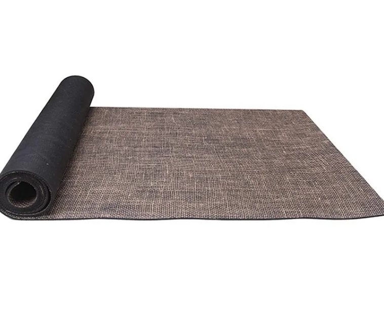 China Wholesale New Product Floor Sports Jute Mat Non-slip Natural Linen Rubber Yoga Mat Manufacturers, Factory