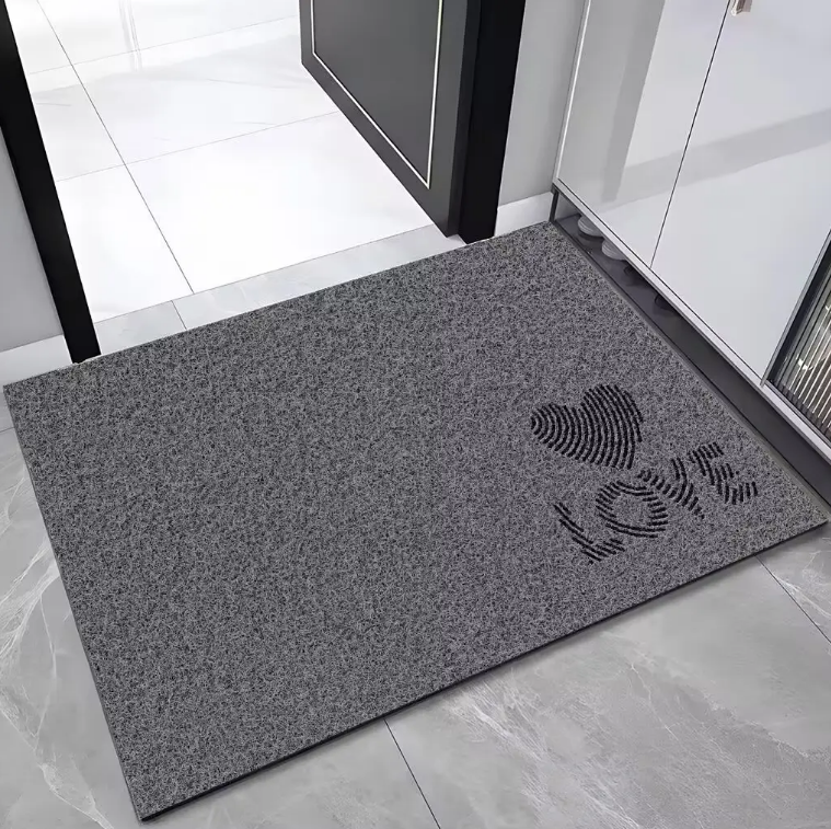 China indoor silk floor mat mud scraping and dedusting doormat dirt resistant and ash absorbing outdoor doormat Factory, Factories