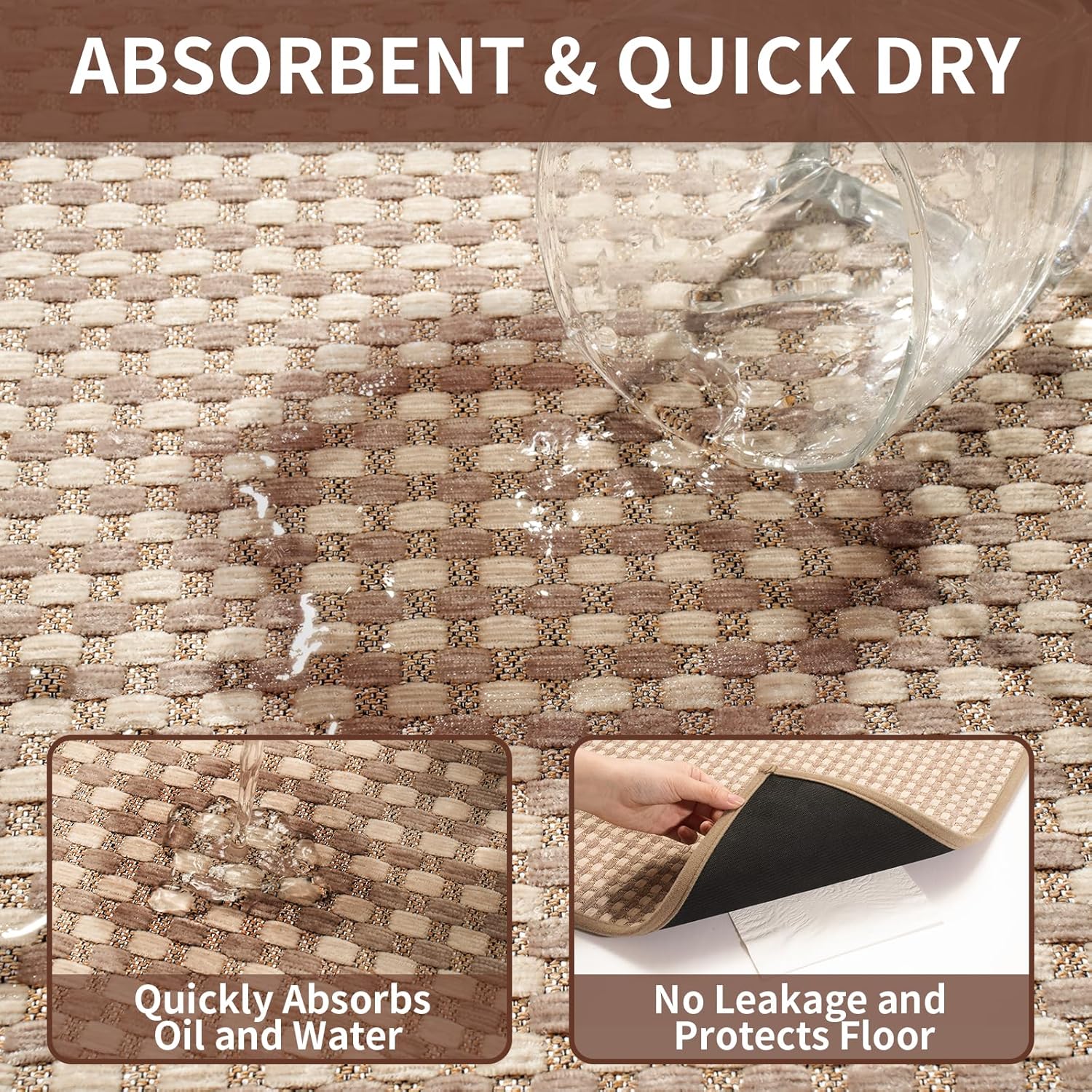 5mm Grid Pile Front Door Mat - Detail 4