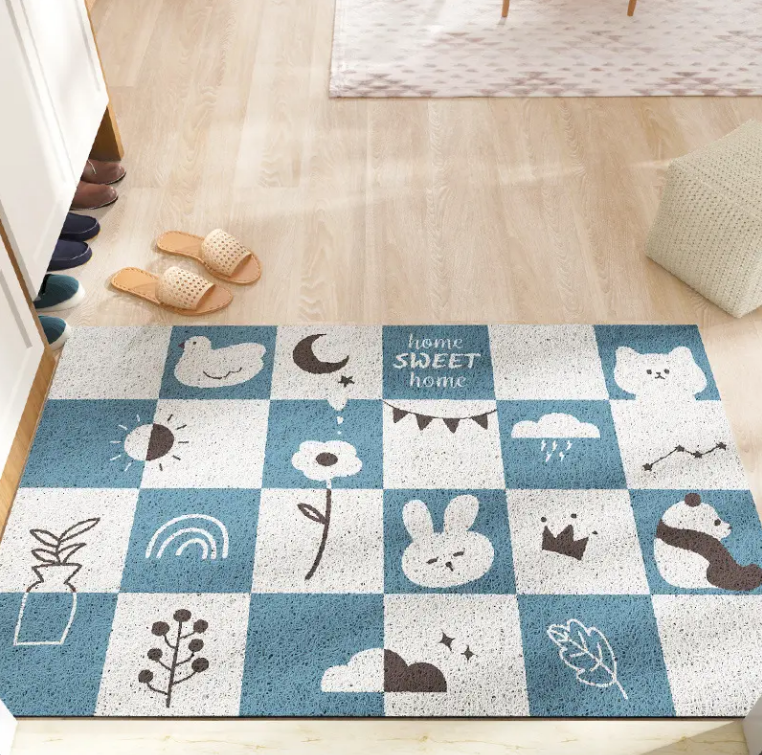 High-Quality Custom PVC Coil door mat rubber door mats custom outdoor entrance Doormat welcome mat rug printable Manufacturer, Factories