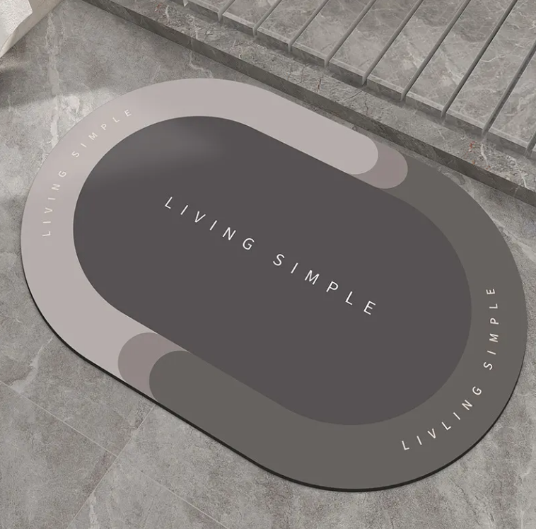 China Super Absorbent Floor Mat Bathroom Absorbent Diatom Mud Soft Diatomite Bath Mat Suppliers, Factories