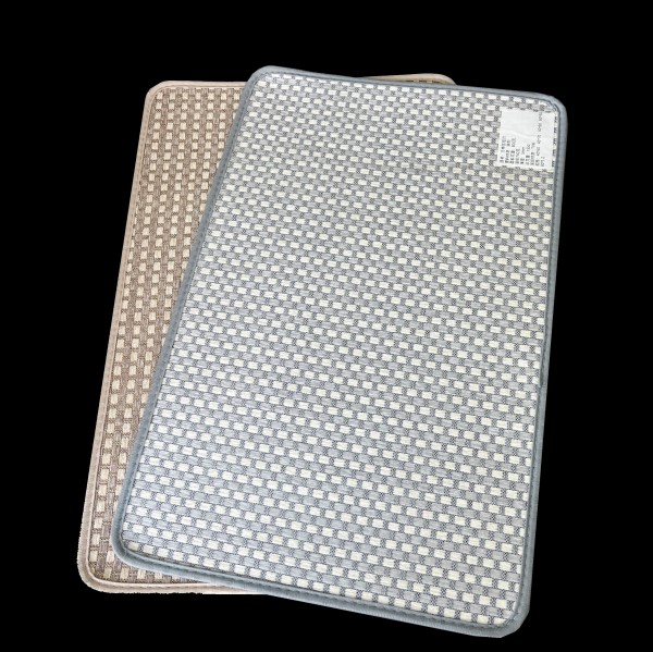 High-Quality 5mm Grid Pile Front Door Mat Absorbent Plain surface TPR Backing Kitchen Rugs Mat Non Slip Washable, Super Absorbent Kitchen Mats for Floor, Rubber Backing Soft Braided Standing Floor Mats Sink Mat Runner Rug, Easy to Clean and Maintain Manufacturers, Factories