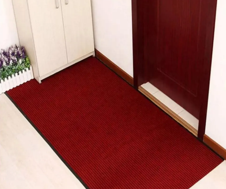 High-Quality Stripes Surface Plastic PVC Double Striped Floor Mat Way Carpet Door Mat Suppliers, Factories