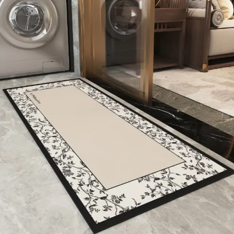 China Balcony floor mat waterproof sunscreen mat leisure area can be cut diatom mud absorbent quick drying moisture-proof foot mat Supplier, Factories