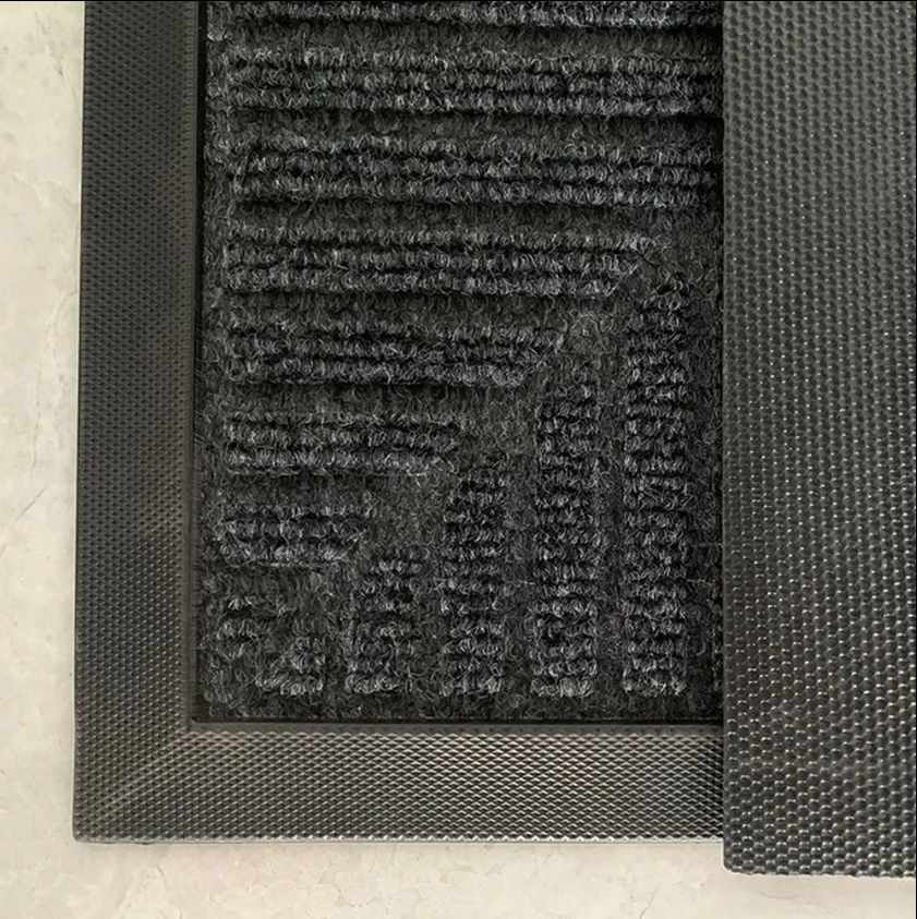 High-Quality Solid Color PVC Hexagonal Carpet Floor Mat Bathroom and Corridor Carpet with Hollow Design for Home Use Supplier, Suppliers