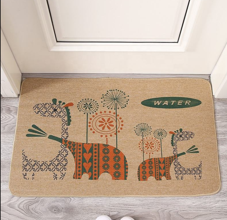 High-Quality Wholesale Anti-skid Cotton Linen Door Mat Floor Polyester Door Mat Anti-fatigue Kitchen Mat Manufacturers, Factories
