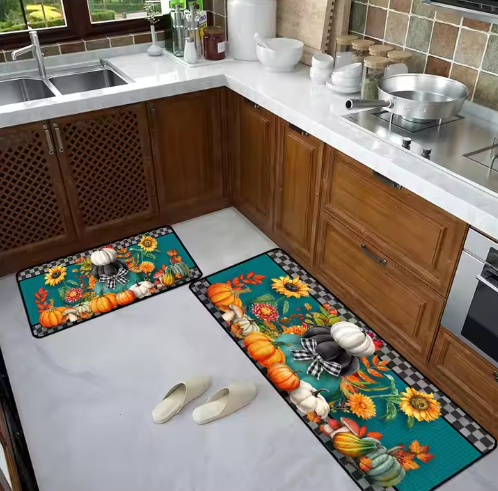 High-Quality American Style 2 PCS Set Anti Fatigue Kitchen Mats for Floor Supplier, Factories
