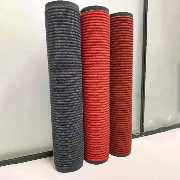 High-Quality Roll Commercial Rib Entrance Mat Double-Ribbed Runner Rug Non-Slip PVC Backing Heavy Duty Floor Mats for Indoor Outdoor Use for Offices, Schools, Lobbies Manufacturer, Manufacturers