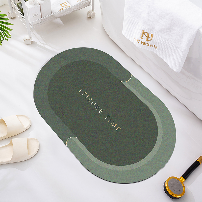 China Bath Mat Super Absorbent Non slip Diatom Mud Bathroom Rug Quick Drying Bath Shower Rug Kitchen Entrance Door Mats Home Floor Mat Factory, Factories