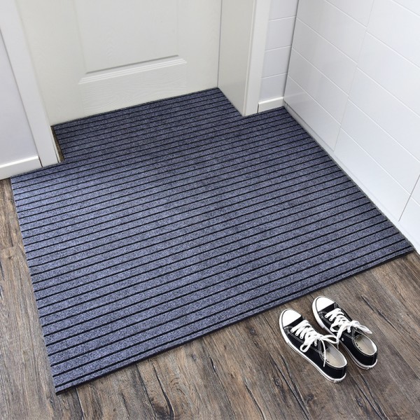 China Seven Rib Entrance Floor Mat Kitchen Runner Carpet Rugs TPR Backing for Indoor Outdoor Hallway Entryway Kitchen Bathroom Laundry Room Balcony Garage Patio Manufacturers, Factory