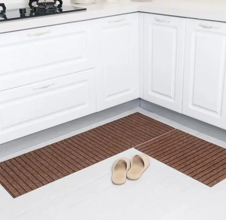 China Seven Stripe Rib Rug Floor Door Mat for Home China Factory Front Indoor Entrance Outdoor Polyester Manufacturer, Factory