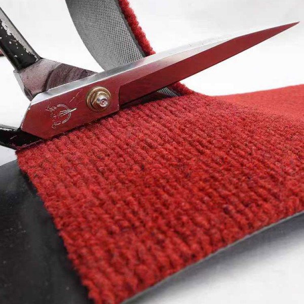 China Roll Thick Ribbed Brush Mats Carpet Rugs Commercial Runner Area Rugs for Indoor Outdoor, with Rubber Backing, for Hallways Manufacturers, Supplier