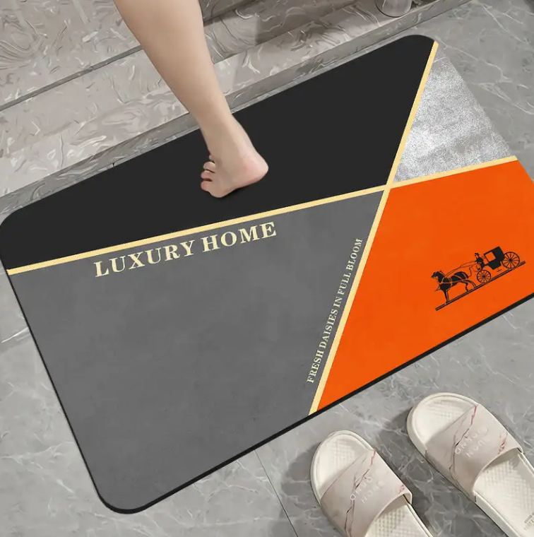 High-Quality carpet toilet anti slip quick drying diatom mud soft mat super absorbent mat bathroom waterproof floor mats Bath Rug Manufacturers, Factory