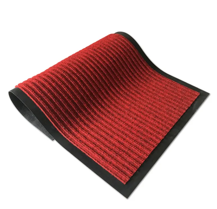 High-Quality Stripes Surface Plastic PVC Double Striped Floor Mat Way Carpet Door Mat Suppliers, Factories