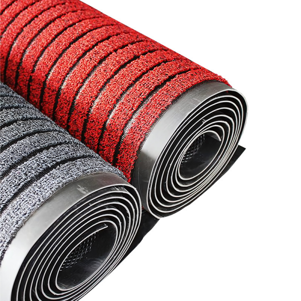 China Roll Plastic Wire Carpet Runner Rugs Seven Rib PVC Backing for Commercial Door Haywall Runner Outdoor Supplier, Factory