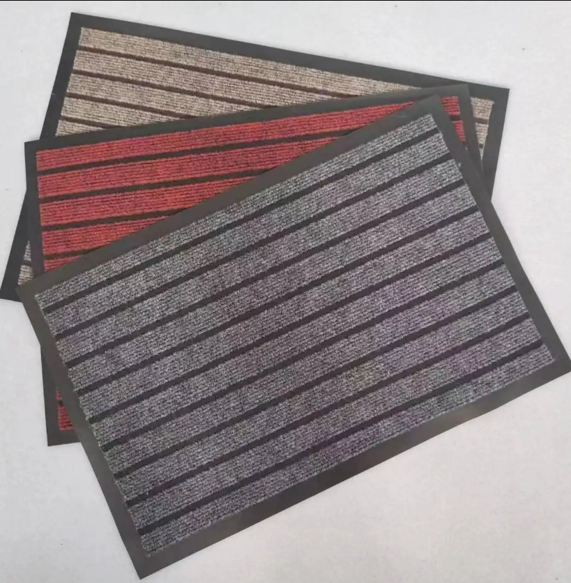 China Wholesale Polyester Indoor Front Doormat Custom Entrance Mat Commercial Outdoor Door Mats with PVC backing Supplier, Factory