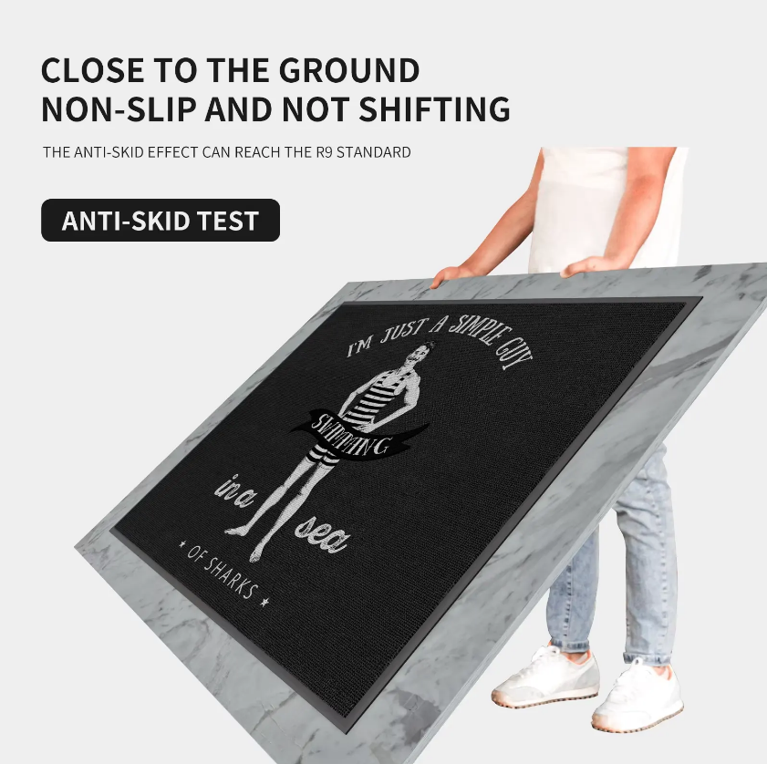 China ALLEVI Entryways Rectangle Non Slip Doormat Coil Indoor Outdoor Kitchen Floor Rug Welcome Door Mat Manufacturers, Factory