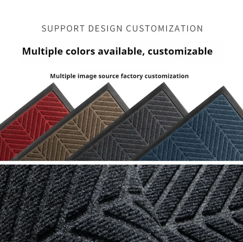 China High Quality Exclusive New Product Commercial Anti Slip Doormat Outdoor Custom Print Doormat Entrance carpet with logo Floor Mat Supplier, Factories