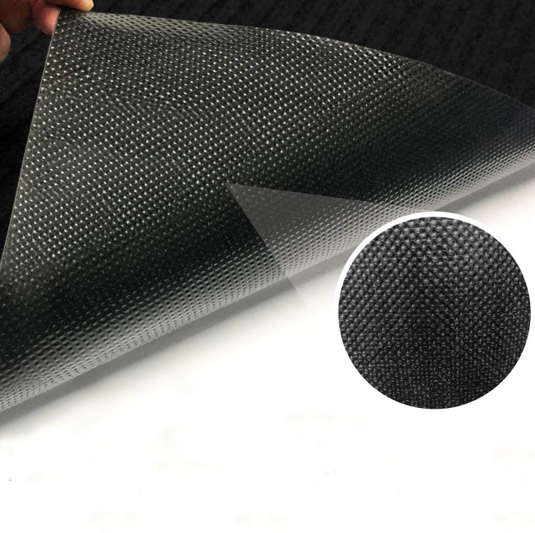 China Seven Ribbed Striped Mats Entrance Outdoor Pvc Floor Mat Non Slip Dust Clean Polyester Door Mat Manufacturers, Supplier