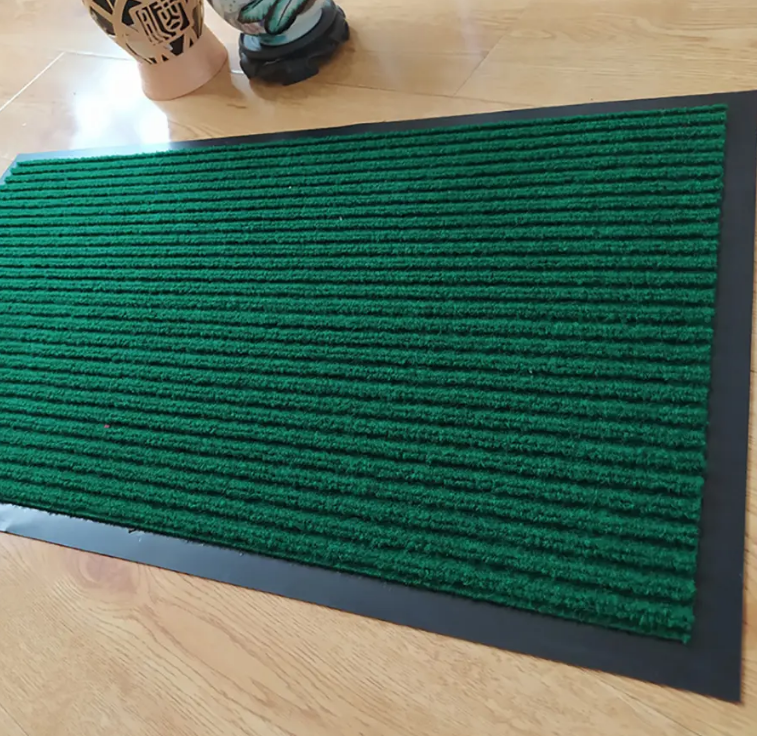 High-Quality Custom Blank Sublimation Doormat Double Ribbed Striped Pvc Outdoor Floor Mat Entrance Non slip Door Mat Manufacturer, Supplier