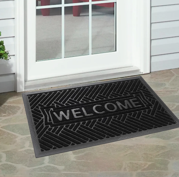 China Durable Front Door Mat Outdoor Indoor Welcome Mat Non Slip Outside Door Mats Suppliers, Factory